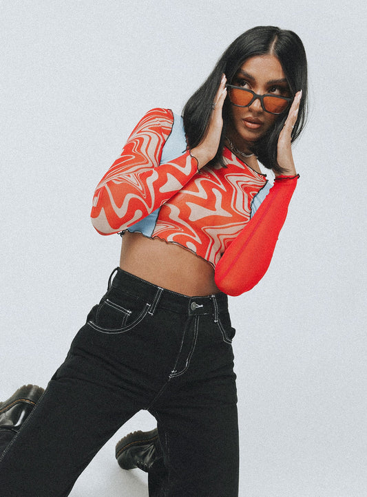 Division Long Sleeve Top Multi
