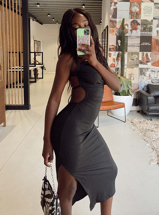 Lainey Midi Dress Black