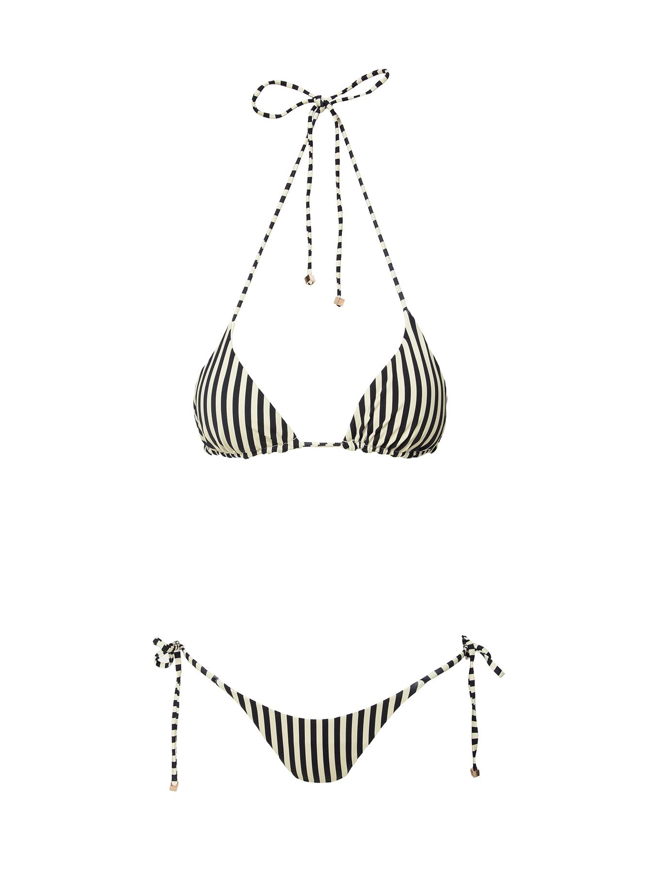 Nevaeh Triangle Bikini Top Multi Stripe