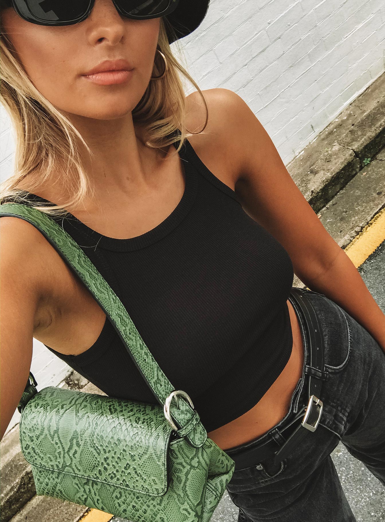 Wild Eyes Tank Top Black