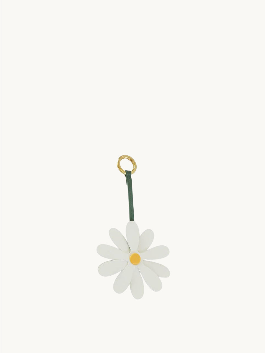 Leather Daisy Charm