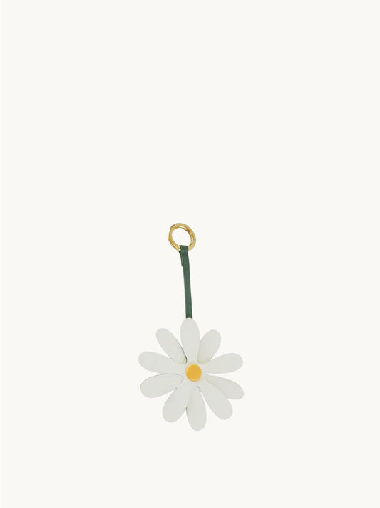 Leather Daisy Charm