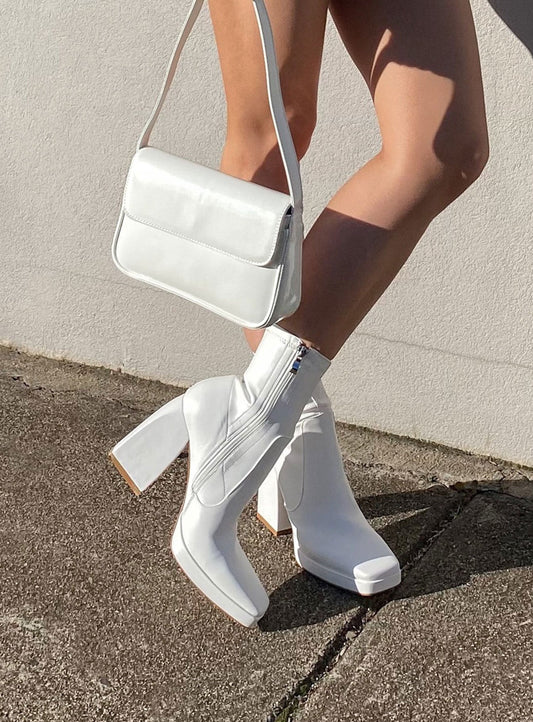 Eastern Boots White