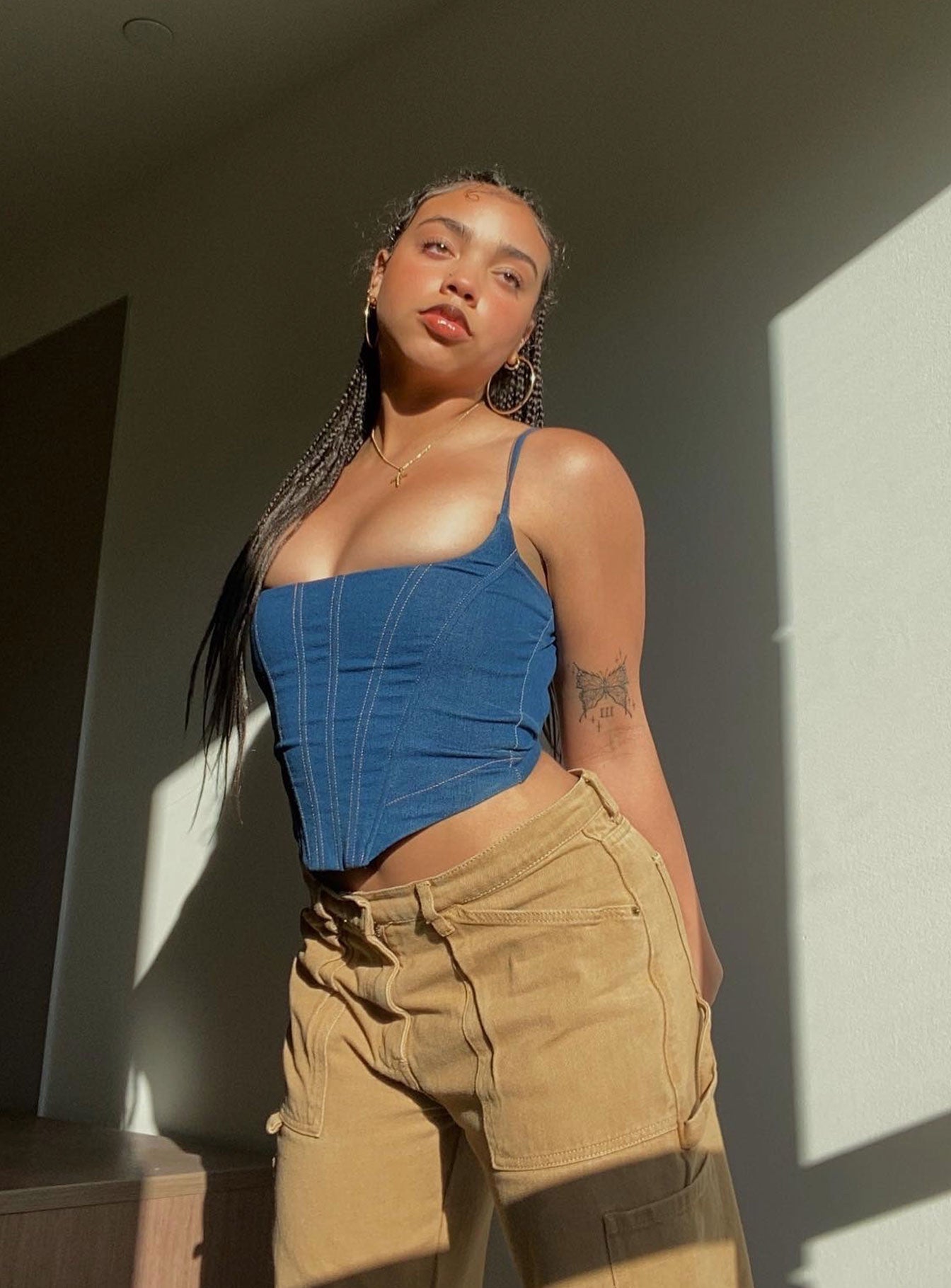 Myles Top Denim